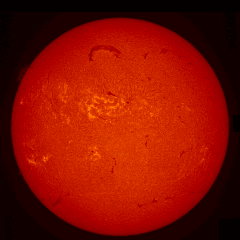 Image of Sun's chromosphere