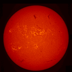 Image of Sun's chromosphere