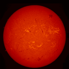 Image of Sun's chromosphere