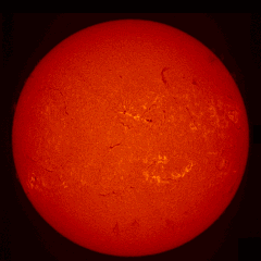 Image of Sun's chromosphere