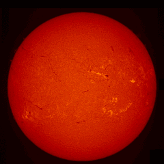 Image of Sun's chromosphere