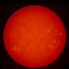 Image of Sun's chromosphere