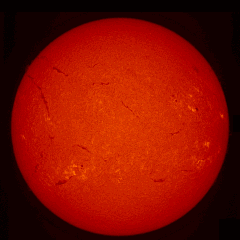 Image of Sun's chromosphere