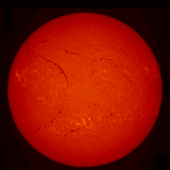 Image of Sun's chromosphere