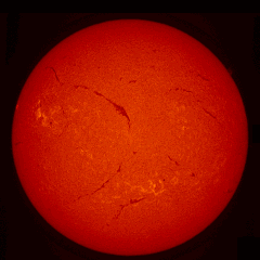 Image of Sun's chromosphere