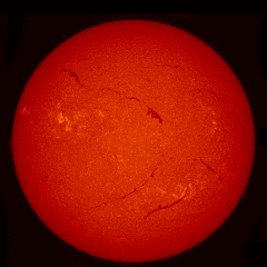 Image of Sun's chromosphere