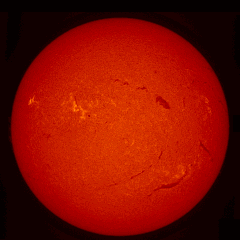 Image of Sun's chromosphere