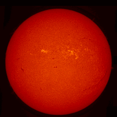 Image of Sun's chromosphere