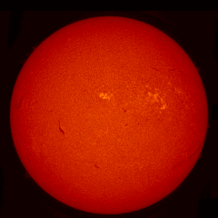 Image of Sun's chromosphere