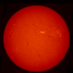 Image of Sun's chromosphere