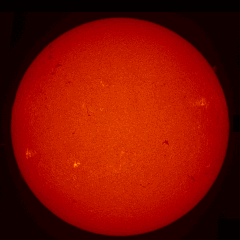 Image of Sun's chromosphere