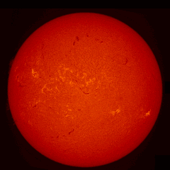 Image of Sun's chromosphere