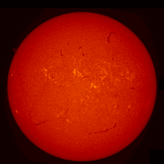 Image of Sun's chromosphere