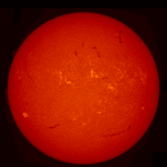 Image of Sun's chromosphere