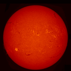 Image of Sun's chromosphere