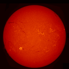 Image of Sun's chromosphere