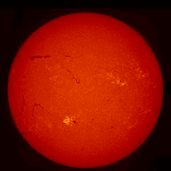 Image of Sun's chromosphere