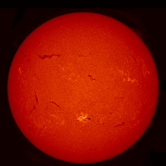 Image of Sun's chromosphere