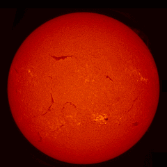 Image of Sun's chromosphere