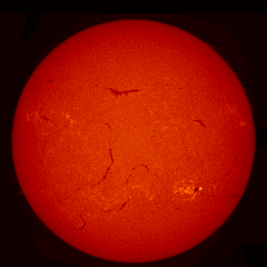 Image of Sun's chromosphere