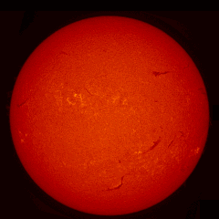 Image of Sun's chromosphere