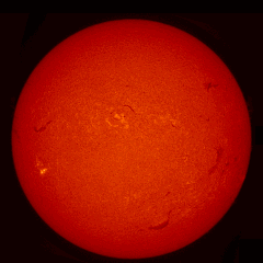 Image of Sun's chromosphere