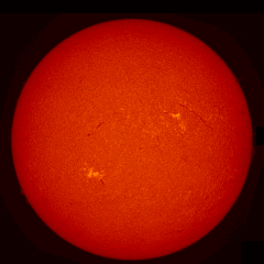 Image of Sun's chromosphere