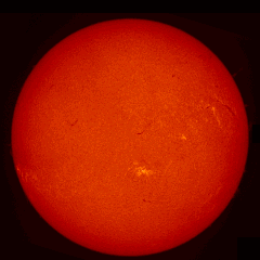 Image of Sun's chromosphere