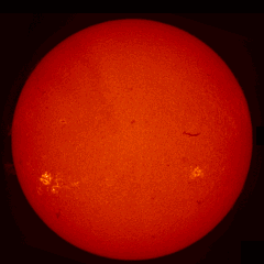 Image of Sun's chromosphere