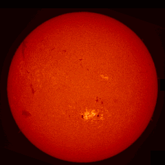 Image of Sun's chromosphere