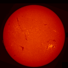 Image of Sun's chromosphere