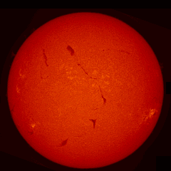 Image of Sun's chromosphere