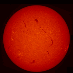 Image of Sun's chromosphere