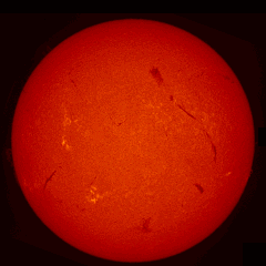 Image of Sun's chromosphere