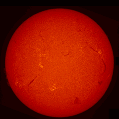 Image of Sun's chromosphere