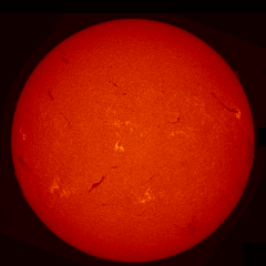 Image of Sun's chromosphere