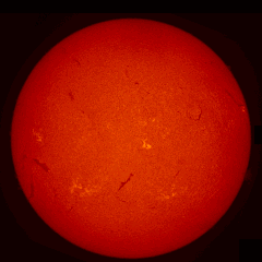 Image of Sun's chromosphere