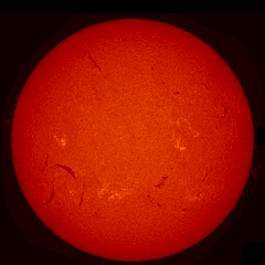 Image of Sun's chromosphere