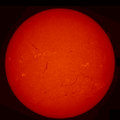 Image of Sun's chromosphere