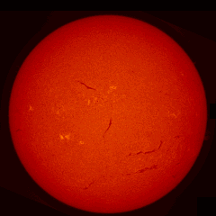 Image of Sun's chromosphere