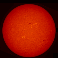 Image of Sun's chromosphere