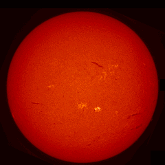 Image of Sun's chromosphere