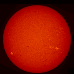 Image of Sun's chromosphere