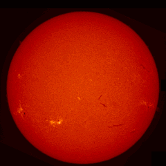 Image of Sun's chromosphere