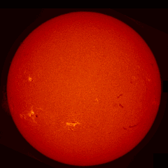 Image of Sun's chromosphere