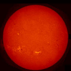 Image of Sun's chromosphere