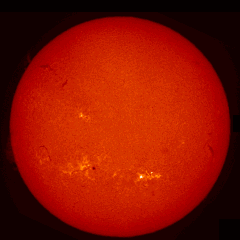 Image of Sun's chromosphere