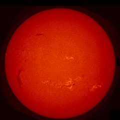 Image of Sun's chromosphere