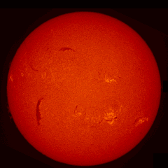 Image of Sun's chromosphere