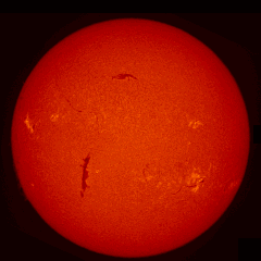 Image of Sun's chromosphere